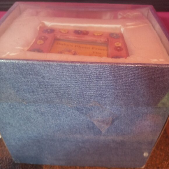 Blossom Bear Teddy Bear Girl Ceramic Coin Piggy Bank & Picture Frame Set - Picture 11 of 15